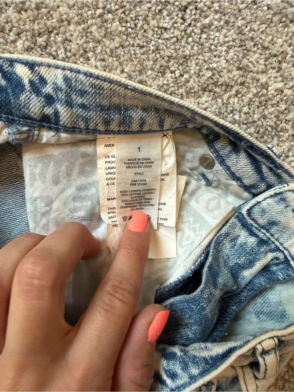 Garage casual distressed